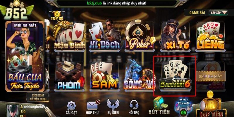 Kiếm tiền casino B52 club cùng game Blackjack